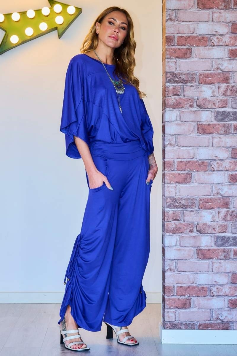 Calça Lycra Plissé