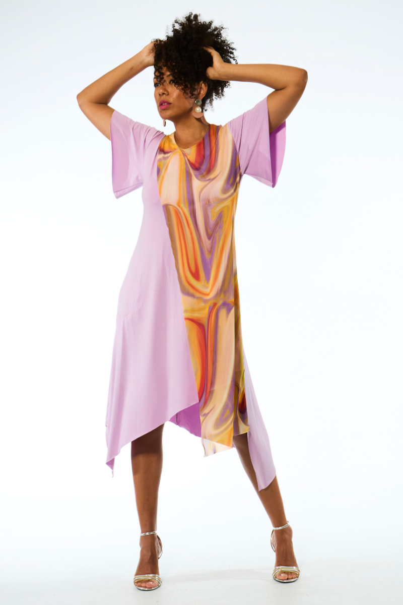 VESTIDO PREMIUM COM SOBREPOSIÇÃO