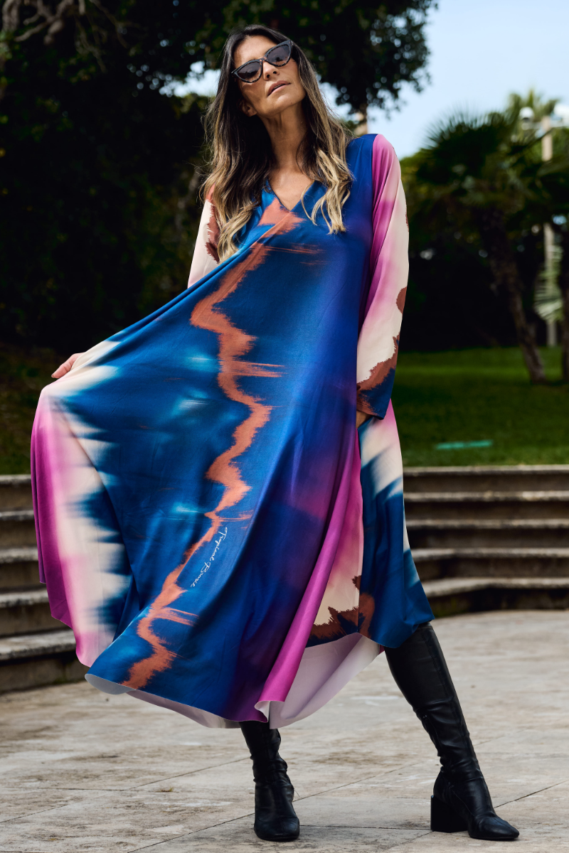 VESTIDO PREMIUM AURORA BOREAL