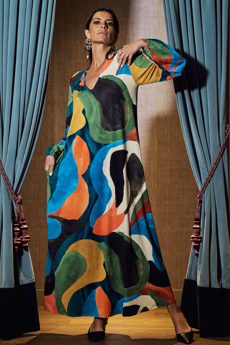 VESTIDO PREMIUM AQUARELA