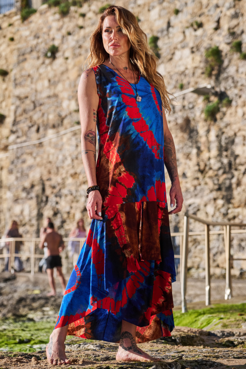 VESTIDO LYCRA COM BABADO