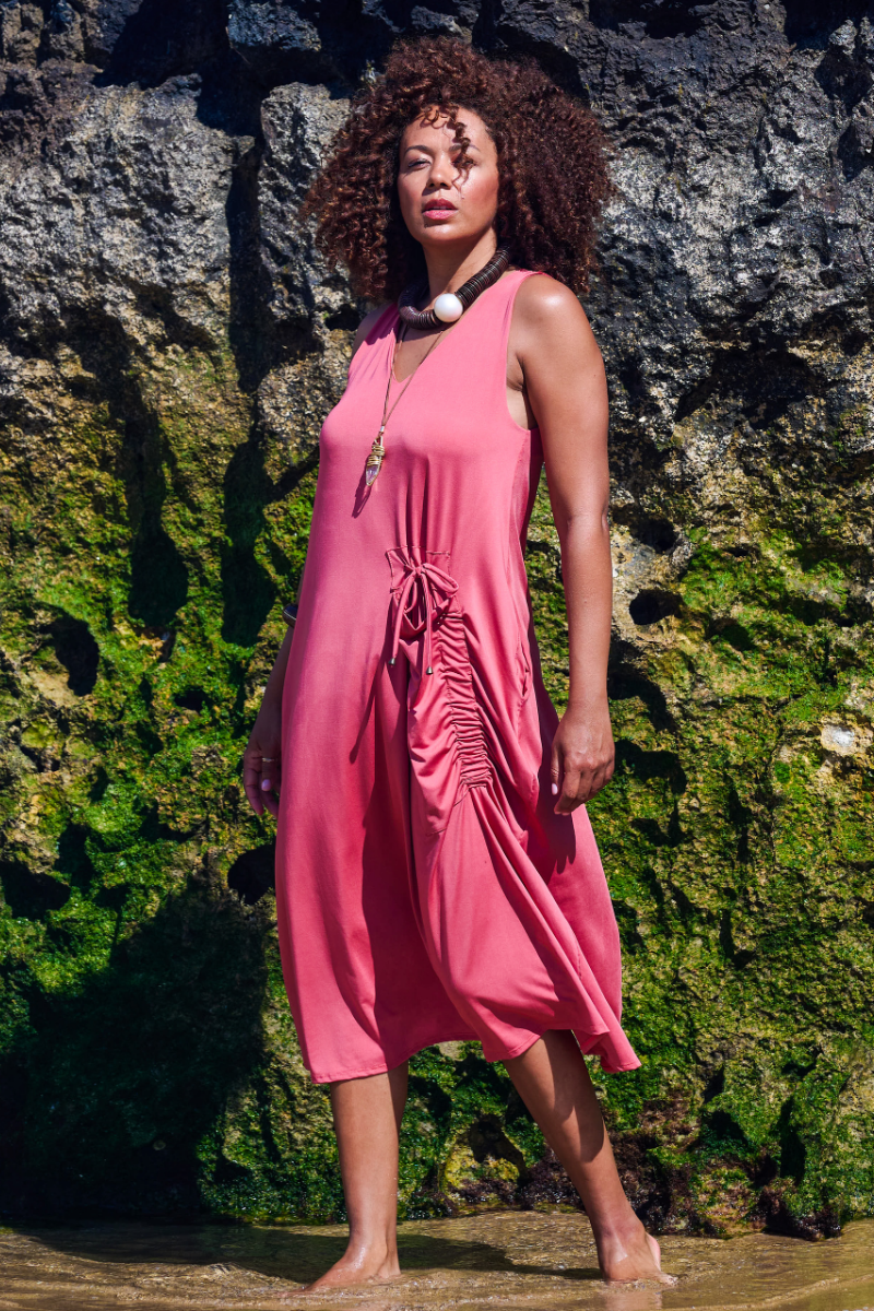 VESTIDO LYCRA DRAPEADO