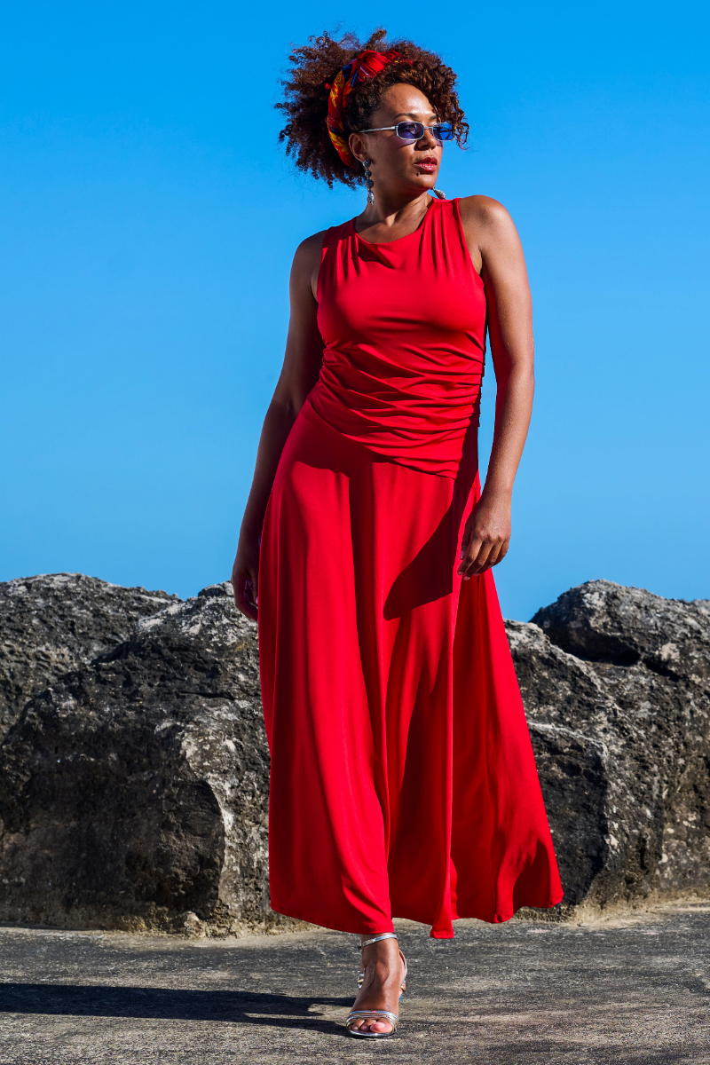 VESTIDO LYCRA DRAPEADO