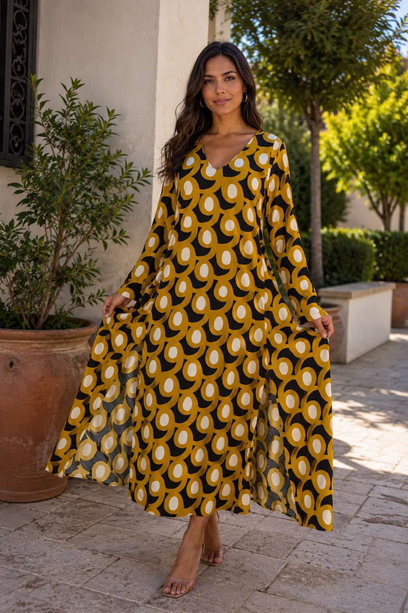 VESTIDO LYCRA ESTAMPADO